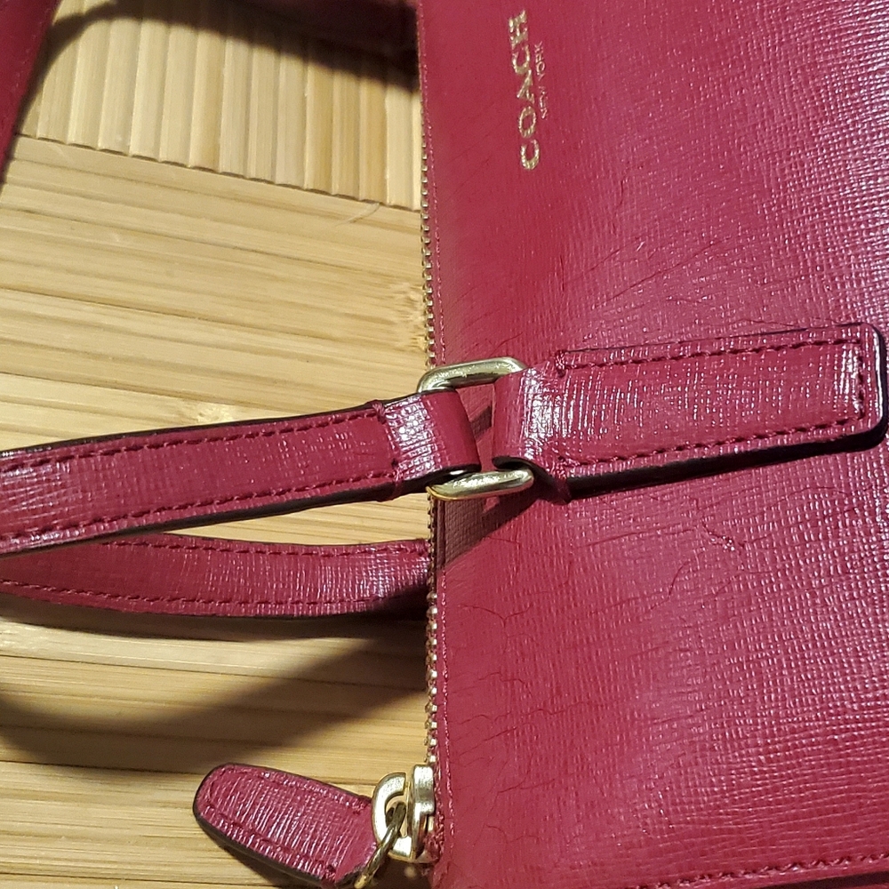 Coach Saffiano Leather Mini Satchel - Picture 3 of 16